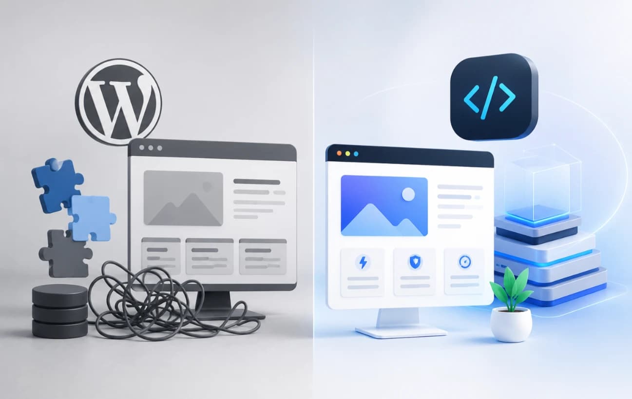 Why Every Business Should Choose a Custom Website Instead of WordPress